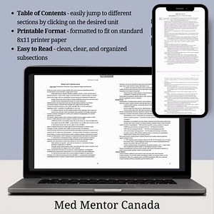 MCAT Biology | High Yield Crash Course Notes | Study Guide - Etsy Canada