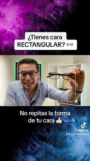 ¿Tienes CARA RECTANGULAR? Elige los lentes correctos 👌 Sigue estas recomendaciones. #lentes #gafas #rostrorectangular #cararectangular #armazonesygafas #davidnavarro #imagenpersonal #lentesopticos #asesordeimagen #asesoradeimagen #imagenmasculina #imagenfemenina | David Navarro