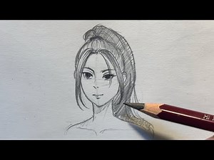 “Easy Way to Draw a Girl Face | Step-by-Step Tutorial”