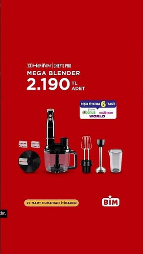 27 Mart | Elektronik | BİM