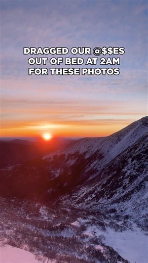 🫎 Jamie Walter on Instagram: "I am extremely grateful to have friends who will wake up at 2am so we can catch alpenglow in the alpine 🙌 Thank you @sr_drummond @hilarymccloy @caite_zeliff I will be daydreaming about this light for a long time. 📸: @jwalter1337 #backcountryskiing #tuckermanravine #skiing #eastcoast #sunrise"