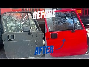 Complete RESTORATION: Make Your Jeep CJ/YJ Doors Look BRAND NEW Again!