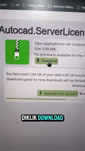 solusi error autocad license not valid #autocad #shorts #tekniksipil