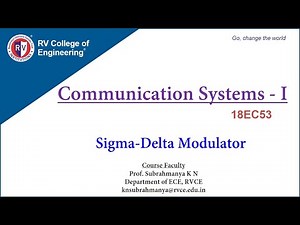 Communication Systems - 1 [Sigma Delta Modulator]