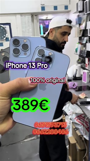 L’iPhone 13 pro non reconditionné en promotion disponible directement chez Akitech, un prix imbattable #iPhone #mobile #paris #akitech #videoviral