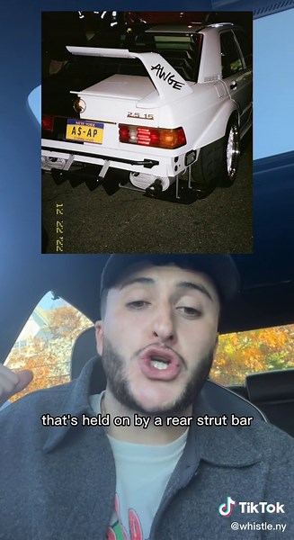 ASAP Rocky's One of a Kind 190E Evo II Mercedes Benz