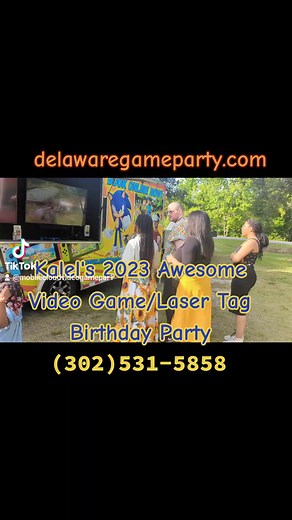 Kalel's 2023 Awesome Video Game/Laser Tag Birthday Party TikTok #videogameparty #fortnitevideogameparty #teenagerbirthdayparty #gametruck #delawaregameparty #barmitzvah #mobilecloudvideogameparty #blackbusiness www.mobilecloudvideogameparty.com or call 302-531-5858 | Mobile Cloud Video Game Party