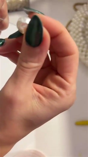 How to create to pearl #beadedbag