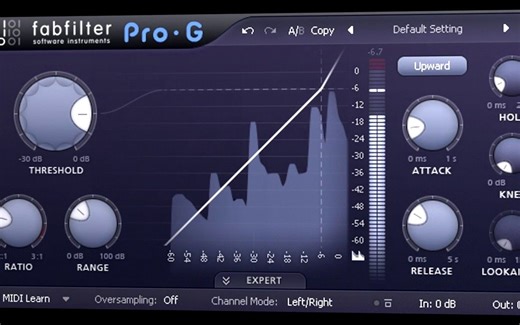 Fabfilter Pro-G 门限/扩展器插件介绍