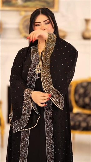 Beautiful🖤Sleeve💫Embroidery Abaya Design New Burkha Design Collections #abaya #burkha #short #yt