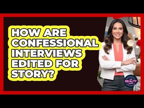 How Are Confessional Interviews Edited For Story?