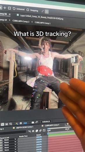 Nathan Coles Jr. on Instagram: "How to 3D TRACK a scene in after effects! #musicvideos #videoediting #vfx #aftereffects #editing"