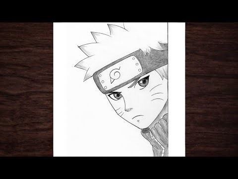 how to draw Naruto uzumaki step-by-step | Easy Naruto drawing for beginners