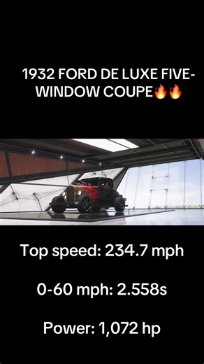 1932 FORD DE LUXE FIVE-WINDOW COUPE drag tune🔥🔥 #deluxe #forza #forza5 #fordforthebuilders #forzahorizon5go