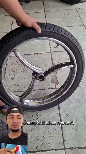 modifica la llanta de tu motocicleta con aros originales #motos #automobile #motociclistico #ax100