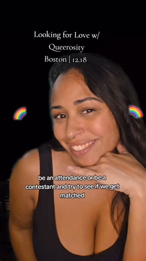 Issa Vibe | Boston Queer Events on Instagram: "THIS Thursday! Come shoot your shot at @tania.maduro! Link in bio to become a contestant and grab tickets!!! This taping is going to be EXTRA special & one you do NOT want to miss. #wlw #lesbian #boston #bostonnightlife #queerboston #lesbianpride #bostonma #90dayfiancebeforethe90days #90dayfiancé"
