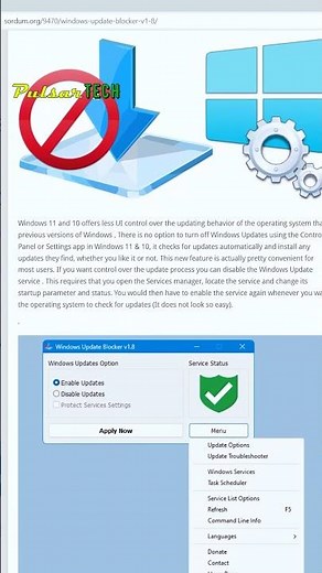 How to Disable Windows Updates