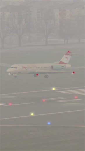 Austrian landing at innsbruck airport ✈️ | #shorts #aviation