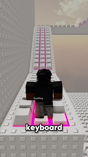 I created the BEST keyboard tower game on roblox. #roblox #keyboard #obby #rant #fyp