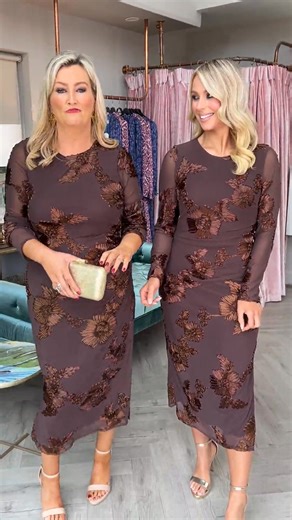 196K views · 1K reactions |  Say hello to your new favourite dress for autumn - the Elodie Mesh Dress in rich chocolate brown! Perfect for parties, dinner dates, and girls nights out. Versatile, stylish and oh-so comfy!  Shop here- https://www.rubyrouge.ie/products/elodie-mesh-dress-chocolate Just €65.00 and worth every penny! Now, ladies, what shoes would you pair it with?  #RubyRougeStyle #NewArrivals #AutumnFashion #Real | Ruby Rouge Boutique | Facebook