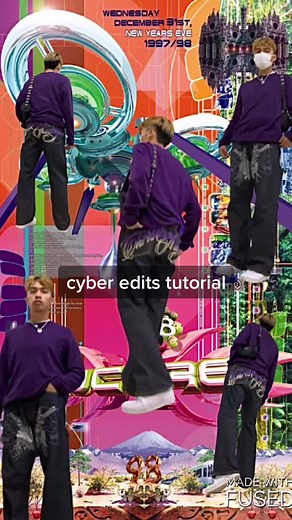 Cyber Y2K Photo Editing Tutorial
