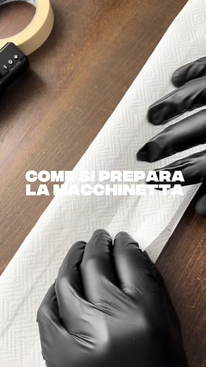 Preparazione della macchinetta per un nuovo lavoro