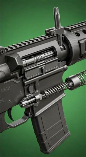 How the M16 Works? #m16rifle #rifleclub #weaponsystems #mechanicaldesign #educationalvideo #iijefox