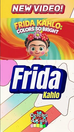 "Frida Kahlo: Colors So Bright" - Educational Song for Toddlers and Kids #cartoon #childrenssongs