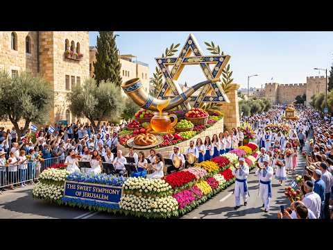 ✡️🍎🍯 שנה טובה ומתוקה | Rosh Hashanah 5787 in Jerusalem 2026 | Jewish New Year Song | 4K