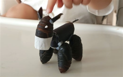 爸爸做的小毛驴不仅会动！还很好吃！你学废了吗？快坐起来吧