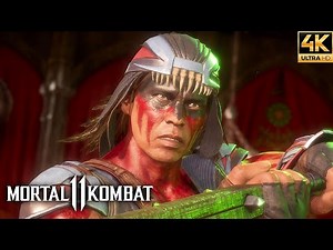 Mortal Kombat 11 - Nightwolf All Fatalities, Brutalities, Intros, Victory Poses & More (4K 60FPS)