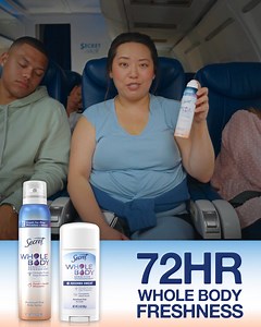 Keeping you fresh for 72 hours for missed flight, long layovers, and lost luggage | Secret