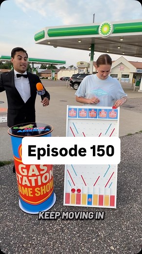 Gas Station Game Show on Instagram: "Episode 150 #game #gamenight #gamergirl #gameshow #gasstation #fyp #onthestreet #games #wisconsin #brothersister"