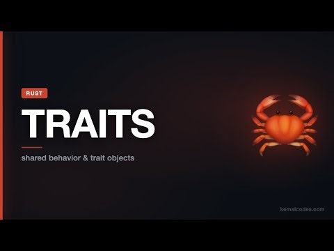 Rust Traits — Shared Behavior, Bounds & Trait Objects