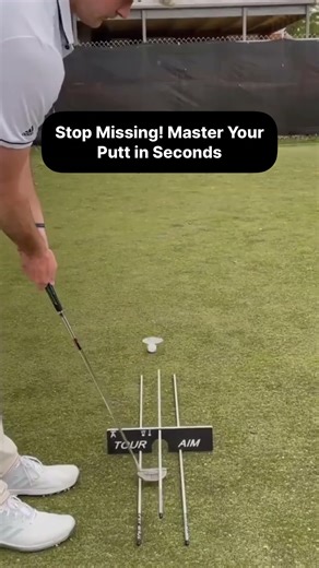 Stop Missing! Master Your Putt in Seconds with Tour Aim Golf!