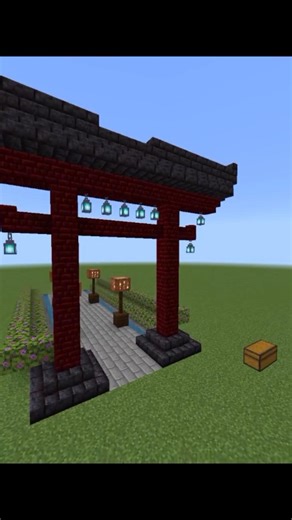 Minecraft Japanese City Build 🇯🇵 #shorts