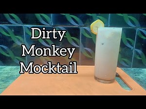 dirty monkey mocktail || How to make mocktail || The mocktail bar ||