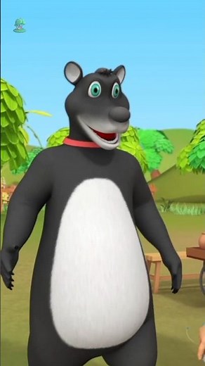 Kalu Madari Aaya Kalu Bhalu Laya, कालू मदारी आया, Nursery Videos and Poems #shorts #kidsfun #poems