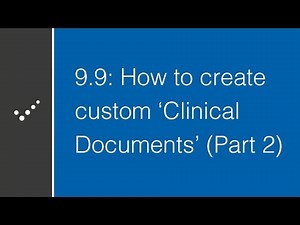 How to create custom 'Clinical Documents' in Practice Perfect (Part 2)