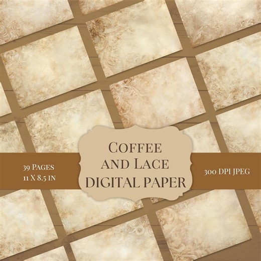 Lace Digital Paper Big Bundle: Vintage Neutral Backgrounds (39 Printable Sheets) NT001 - Etsy
