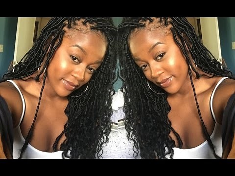 The BEST Goddess Loc Tutorial (Very Detailed)