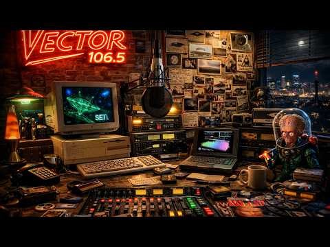 VECTOR 106.5 — 90s UFO Conspiracy Radio | X-Files Style Late Night Broadcast (25 Minutes)