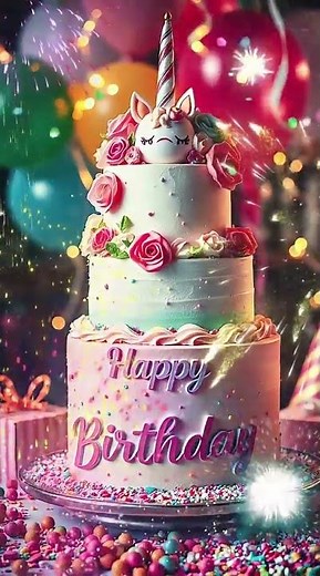 Happy Birthday Unicorn Magic | Sparkles, Rainbows & Birthday Wishes