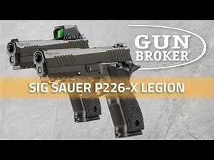 SIG P226-X LEGION Explained — Triggers, Mag Capacity & Optics-Ready | SIG NEXT 2025 #sigsauer