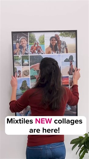 Transform your cherished photos into stunning wall art with Mixtiles collages. Our high-quality photo tiles stick and re-stick without damaging walls. Create custom collages with our easy-to-use platform to showcase your unique style. Add a personal touch to any space with Mixtiles. | Mixtiles | Facebook