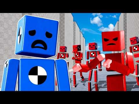 RAGDOLL ZOMBIE CHASE IN A CITY! (Fun With Ragdolls)