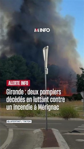Deux pompiers décédés en luttant contre un incendie à Mérignac