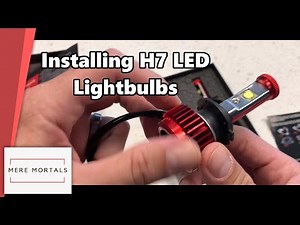 Installing H7 (Low beam) LED Bulbs in VW Jetta MK6