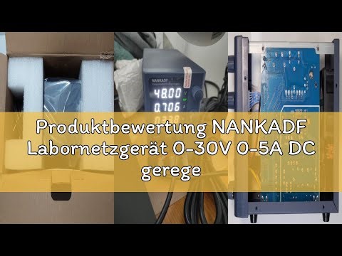 Produktbewertung NANKADF Labornetzgerät 0-30V 0-5A DC geregeltes Netzteil mit Datenspeicher Variable