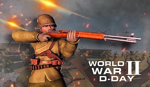 D-day world war 2 battle: ww2 shooting game 3D